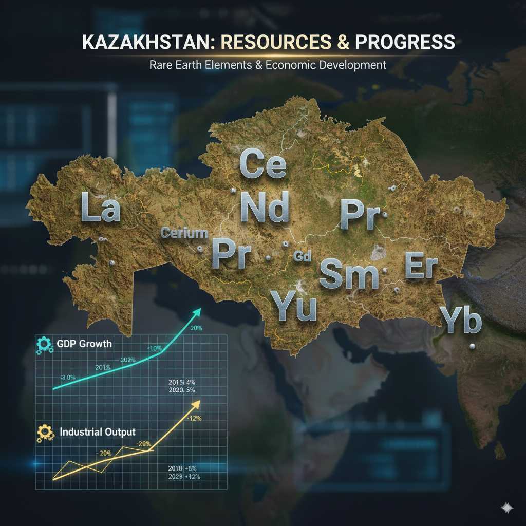 Kazakhstan Targets Economic Growth with Rare-Earth Expansion and SEZ Reforms