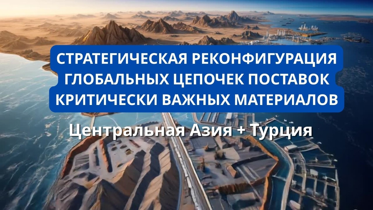 Интеграция Центральной Азии, Южного Кавказа и Турции в новую геоэкономическую архитектуру поставок критически важных материалов