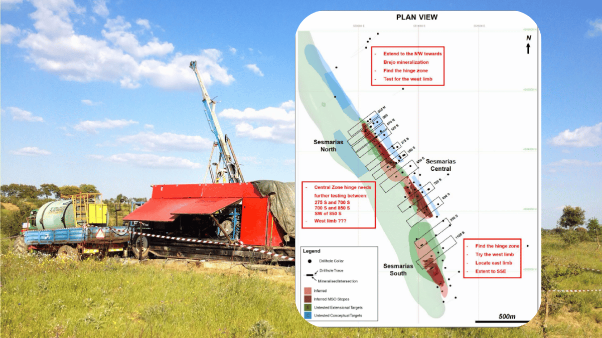 Avrupa Minerals Confirms 6.5 Million Tonne Copper-Zinc Resource at Portugal’s Sesmarias Project