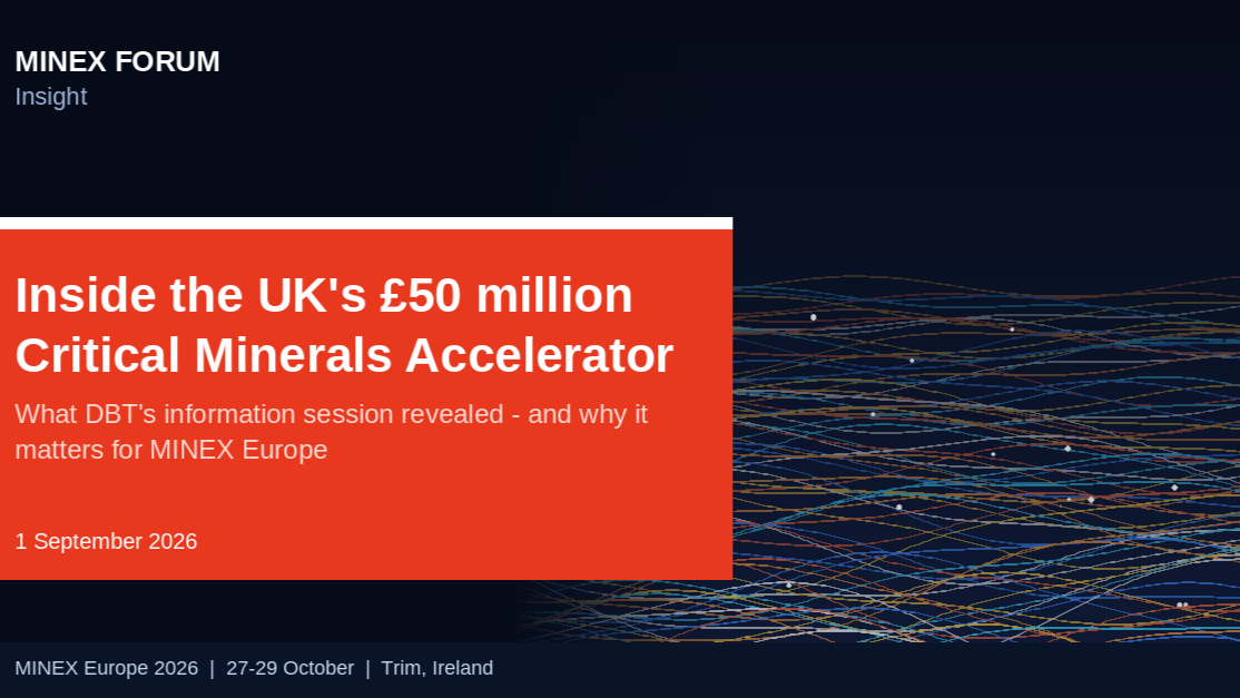 UK Launches £50 Million Critical Minerals Accelerator Programme