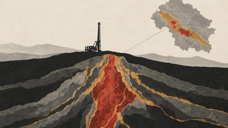Spatial Variation of Mo–W Mineralization in the Kraków–Lubliniec Zone