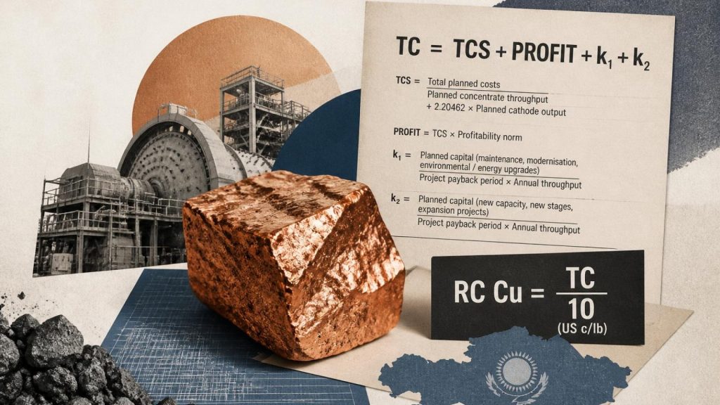 Kazakhstan Introduces New Methodology for Copper Concentrate Treatment Charges