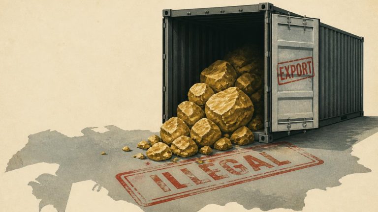 Kazakhstan Investigates Illegal Export of Gold Ore Worth 1.5 Billion Tenge