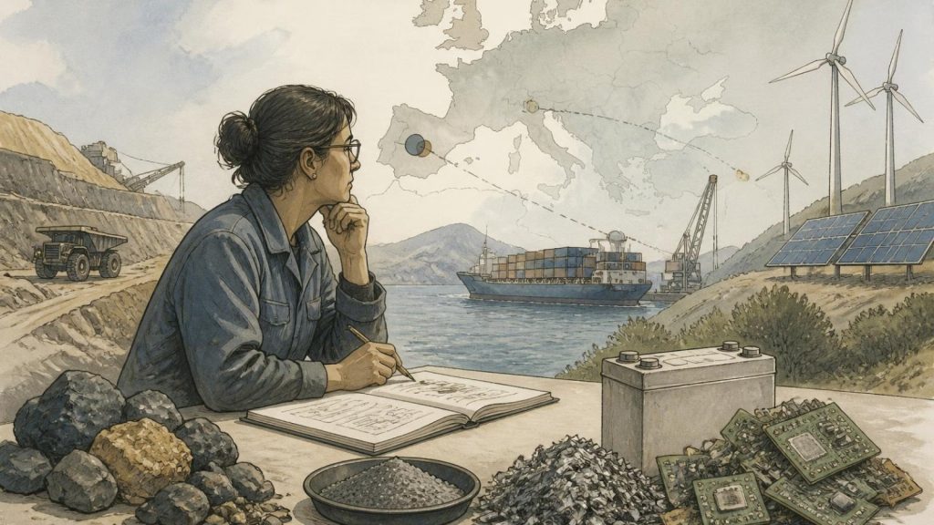 Navigating Europe’s Critical Materials Challenge: Balancing Extraction, Recycling, and Demand